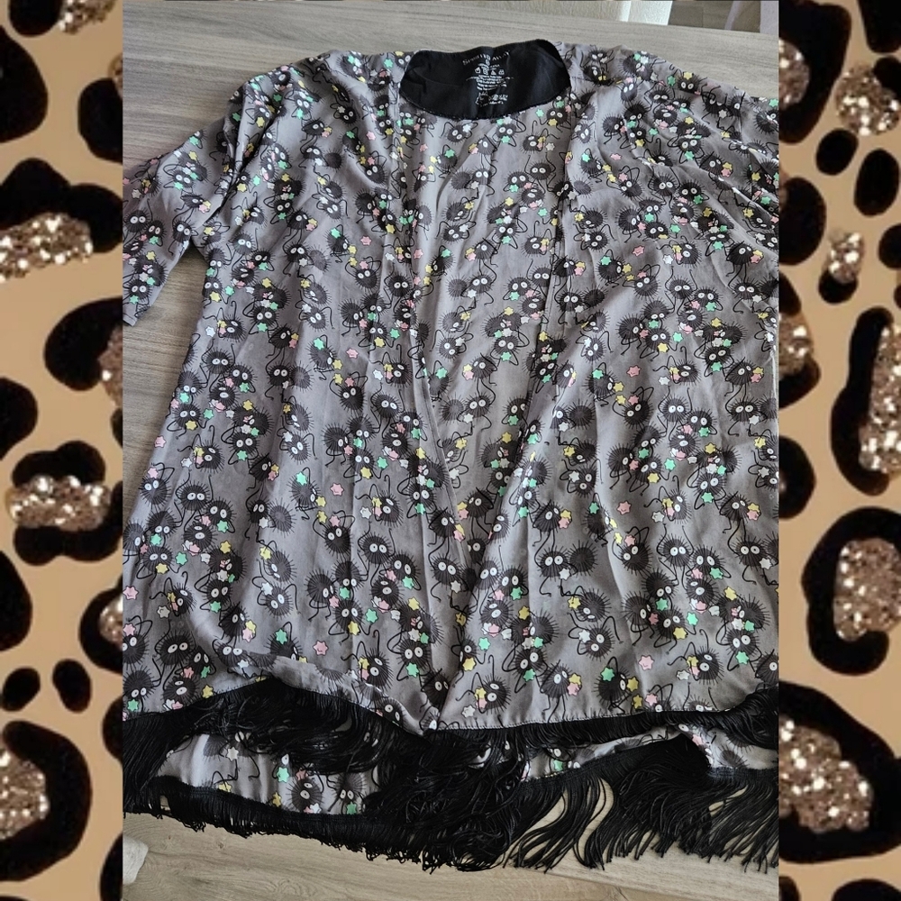 Spirited Away! Soot Sprites! Kimono Xxl Excellent Condition